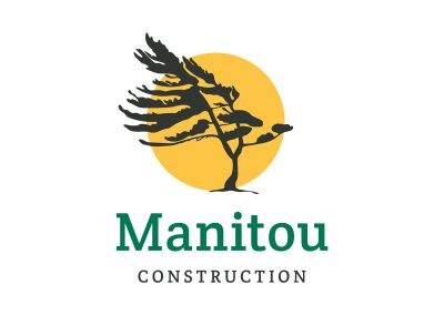 Manitou Construction Logo Design